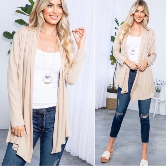 SALE! ❤️ Butter soft women’s open front versatile long sleeve cardigan fall top - Picture 1 of 3